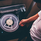 Audio Technica Fully Automatic Bluetooth Wireless Belt-Drive Stereo Turntable | $120 | Amazon